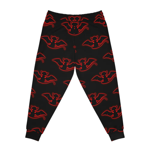 Athletic Joggers Black(red devil stamp)