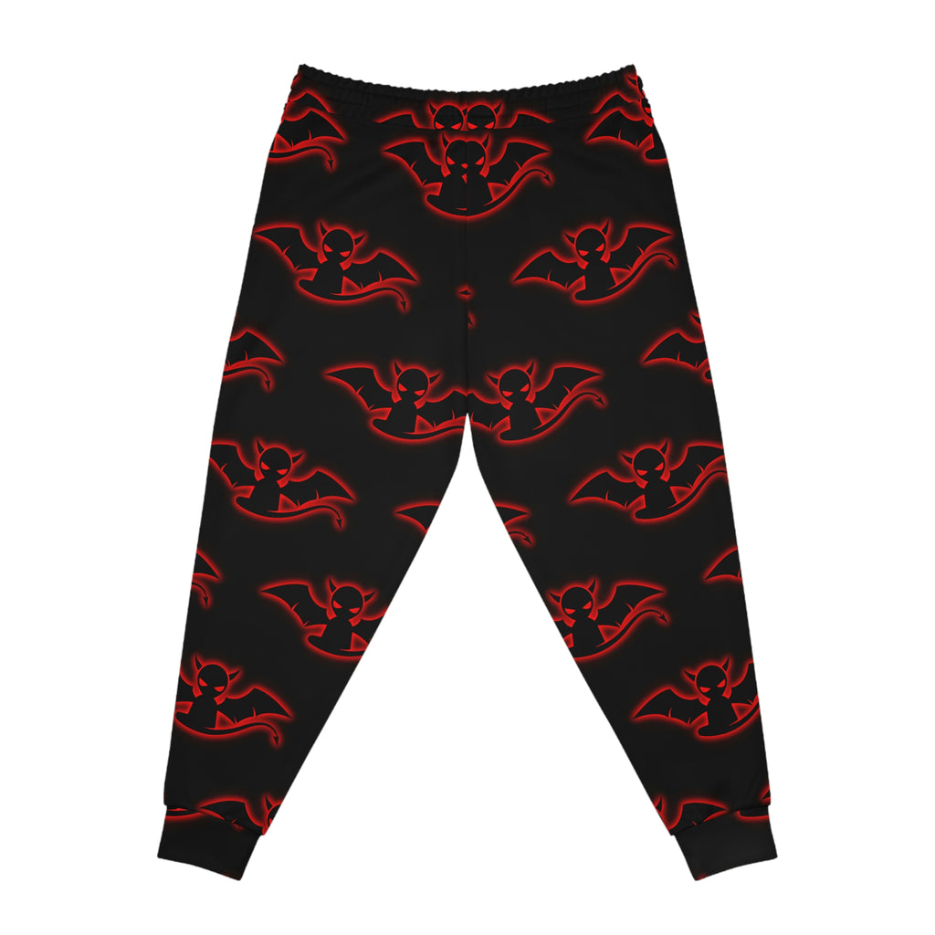 Athletic Joggers Black(red devil stamp)