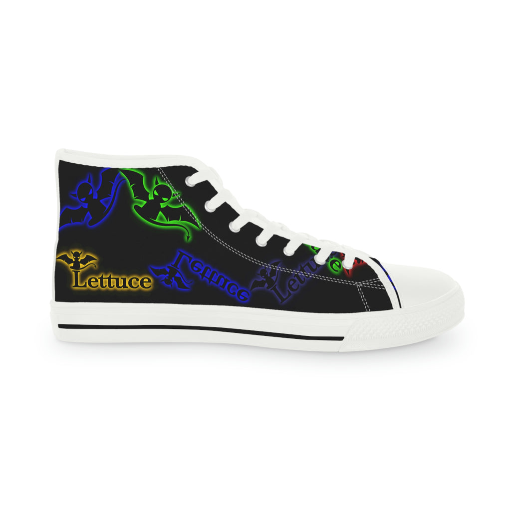Men's High Top Sneakers, Devil's Lettuce Series 2