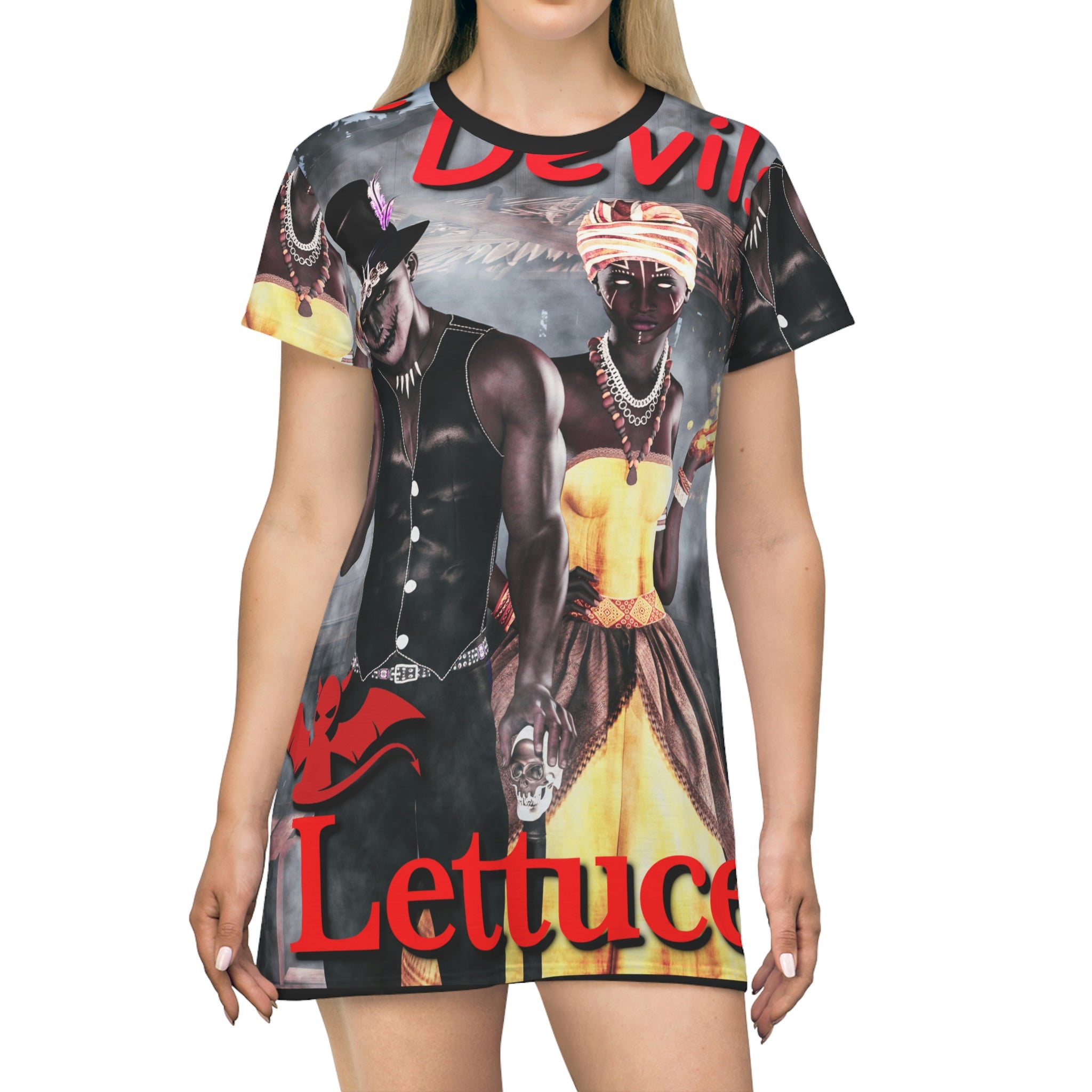 T-Shirt Dress, Devil's Lettuce Series 1(royalty)