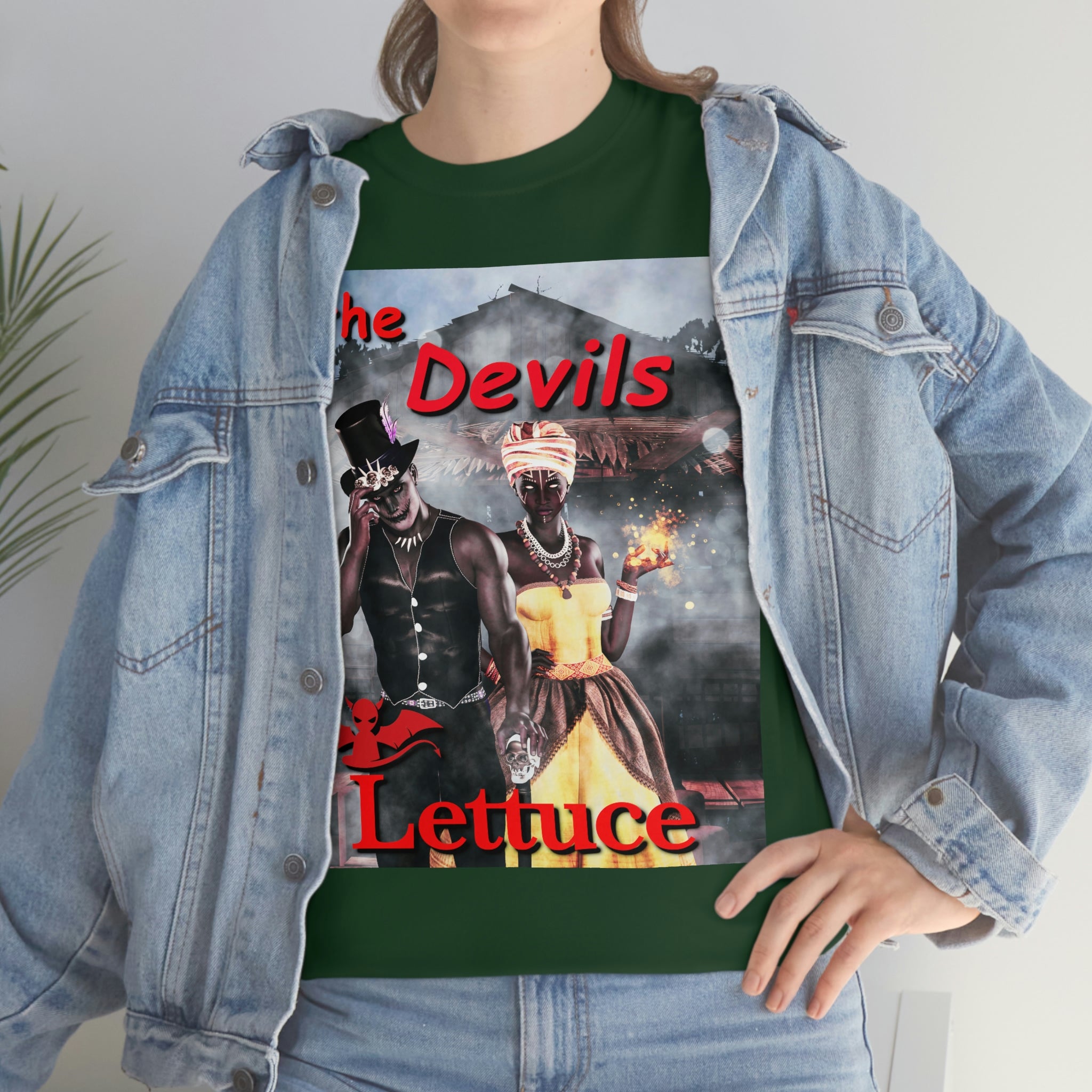 Devil's Lettuce Logo Cotton Tee(royalty)