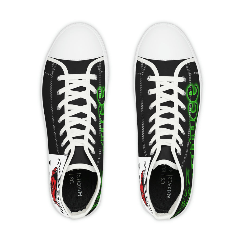 Men's High Top Sneakers Devil's Lettuce collection series 1