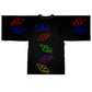 Long Sleeve Devil's Lettuce Kimono Robe Black