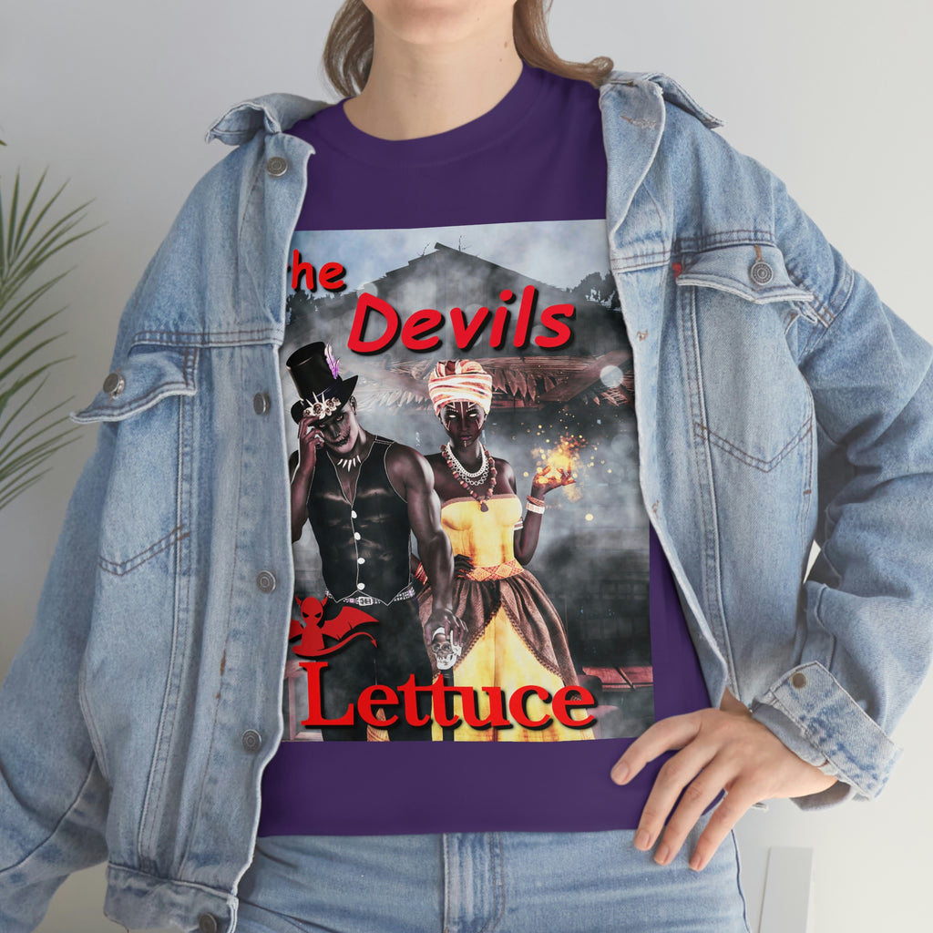 Devil's Lettuce Logo Cotton Tee(royalty)