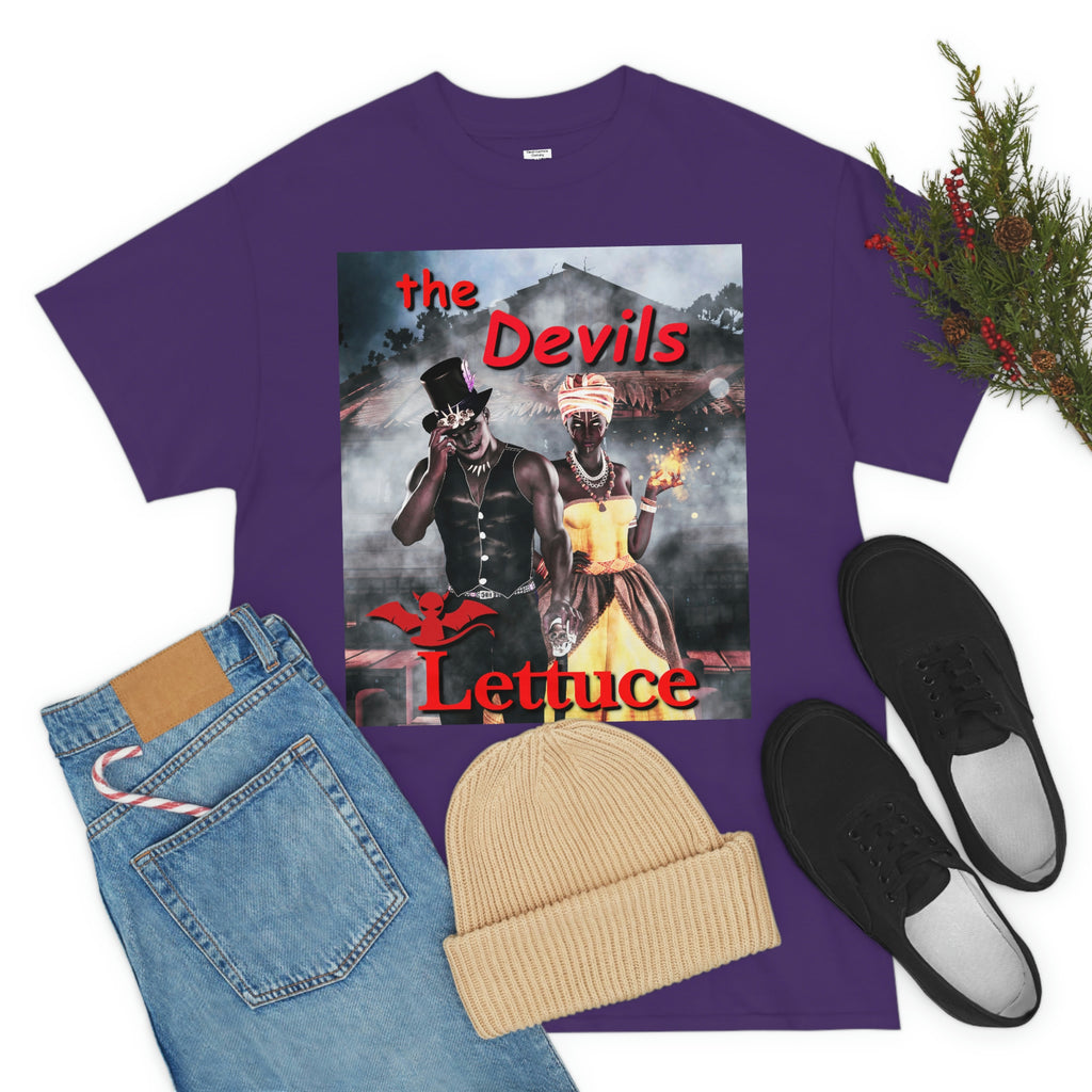 Devil's Lettuce Logo Cotton Tee(royalty)