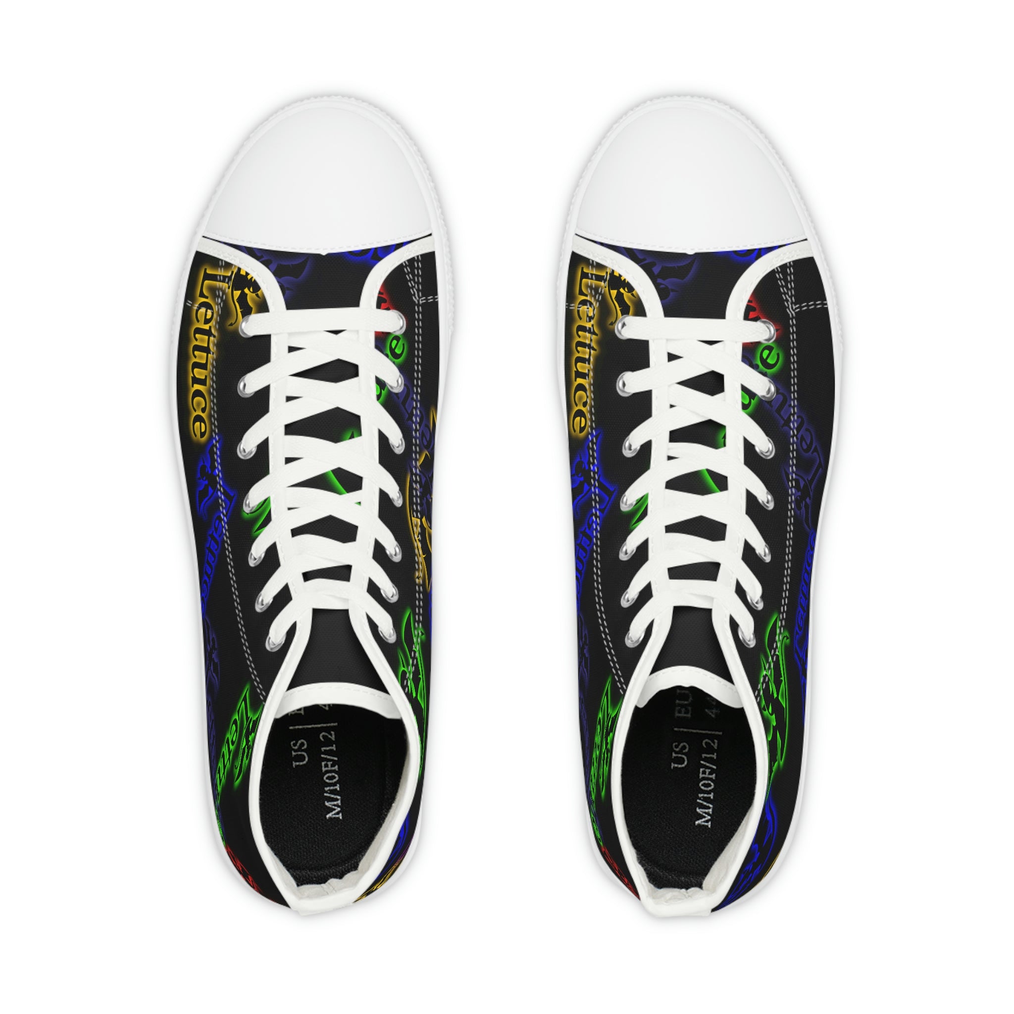 Men's High Top Sneakers, Devil's Lettuce Series 2