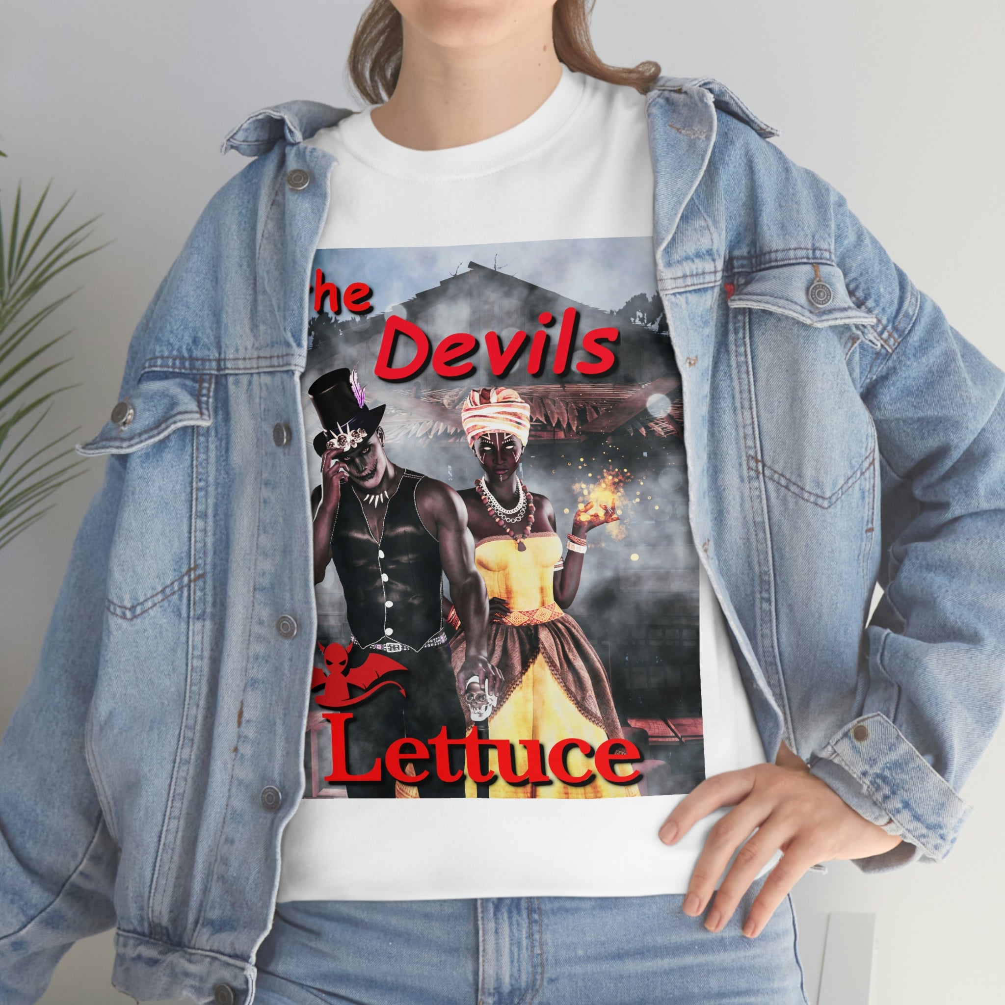 Devil's Lettuce Logo Cotton Tee(royalty)