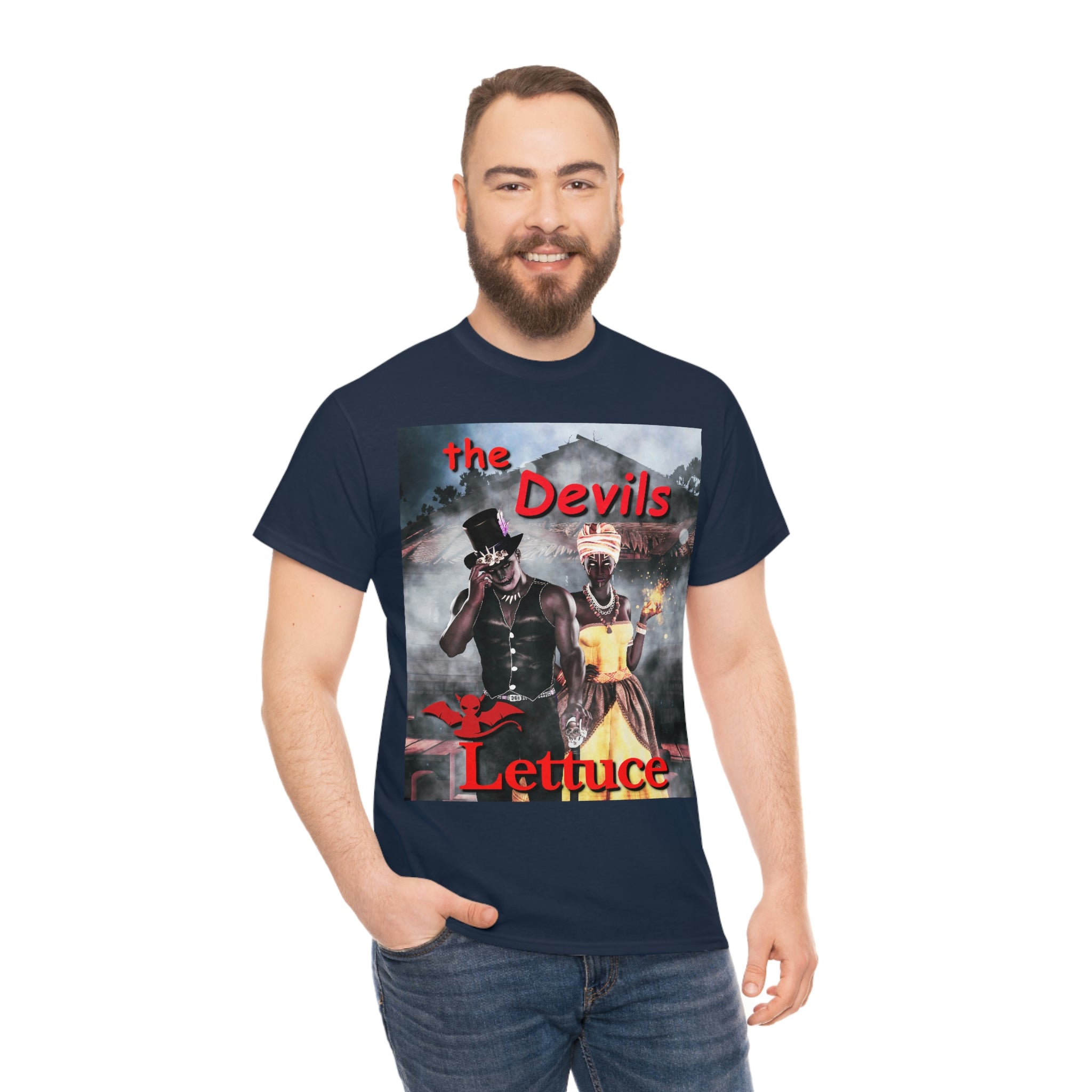 Devil's Lettuce Logo Cotton Tee(royalty)