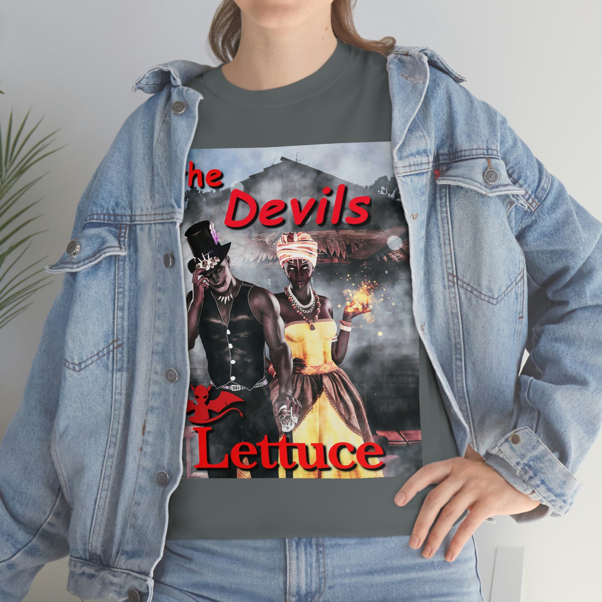 Devil's Lettuce Logo Cotton Tee(royalty)