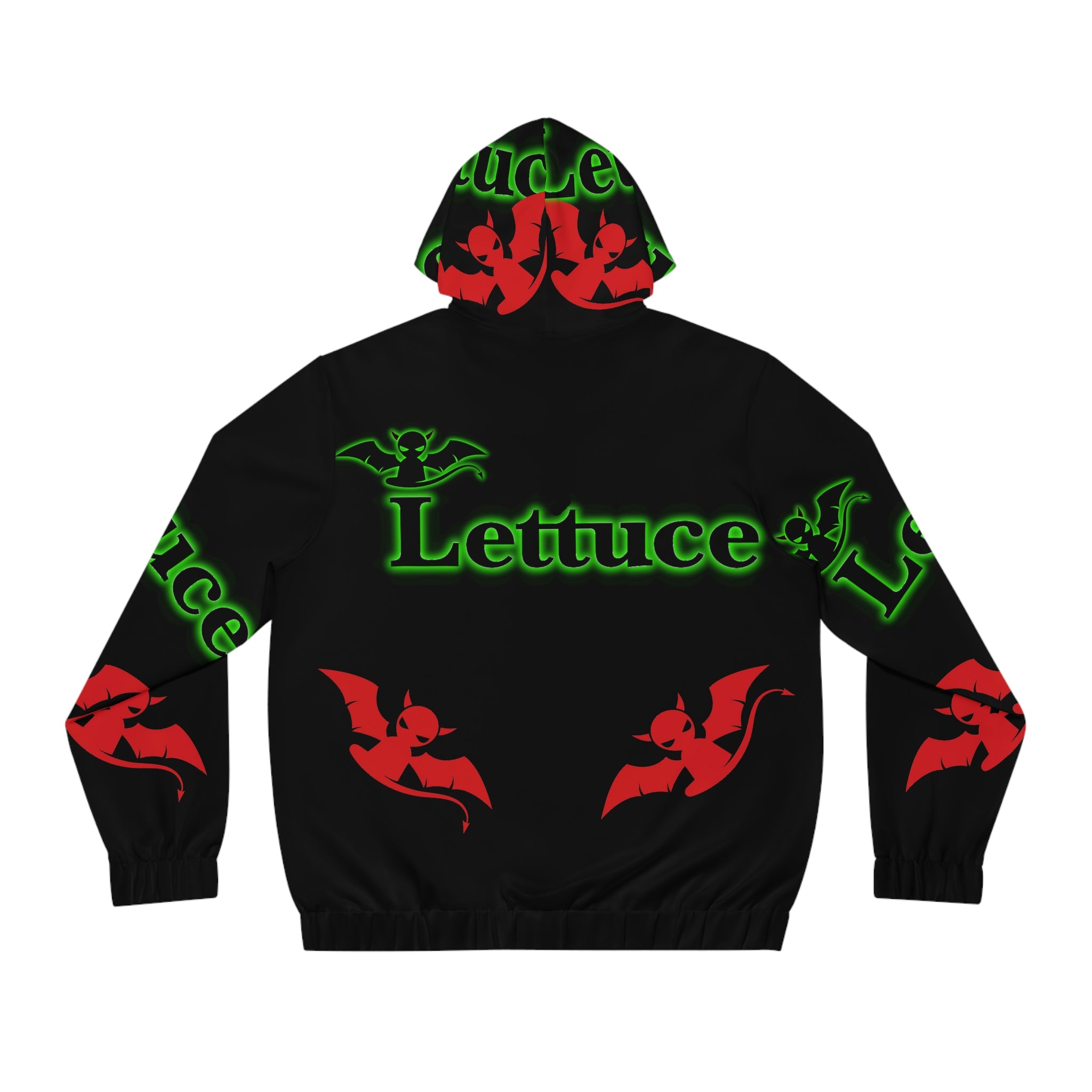 Men's Full-Zip Hoodie Devil's Lettuce Series 1 Black