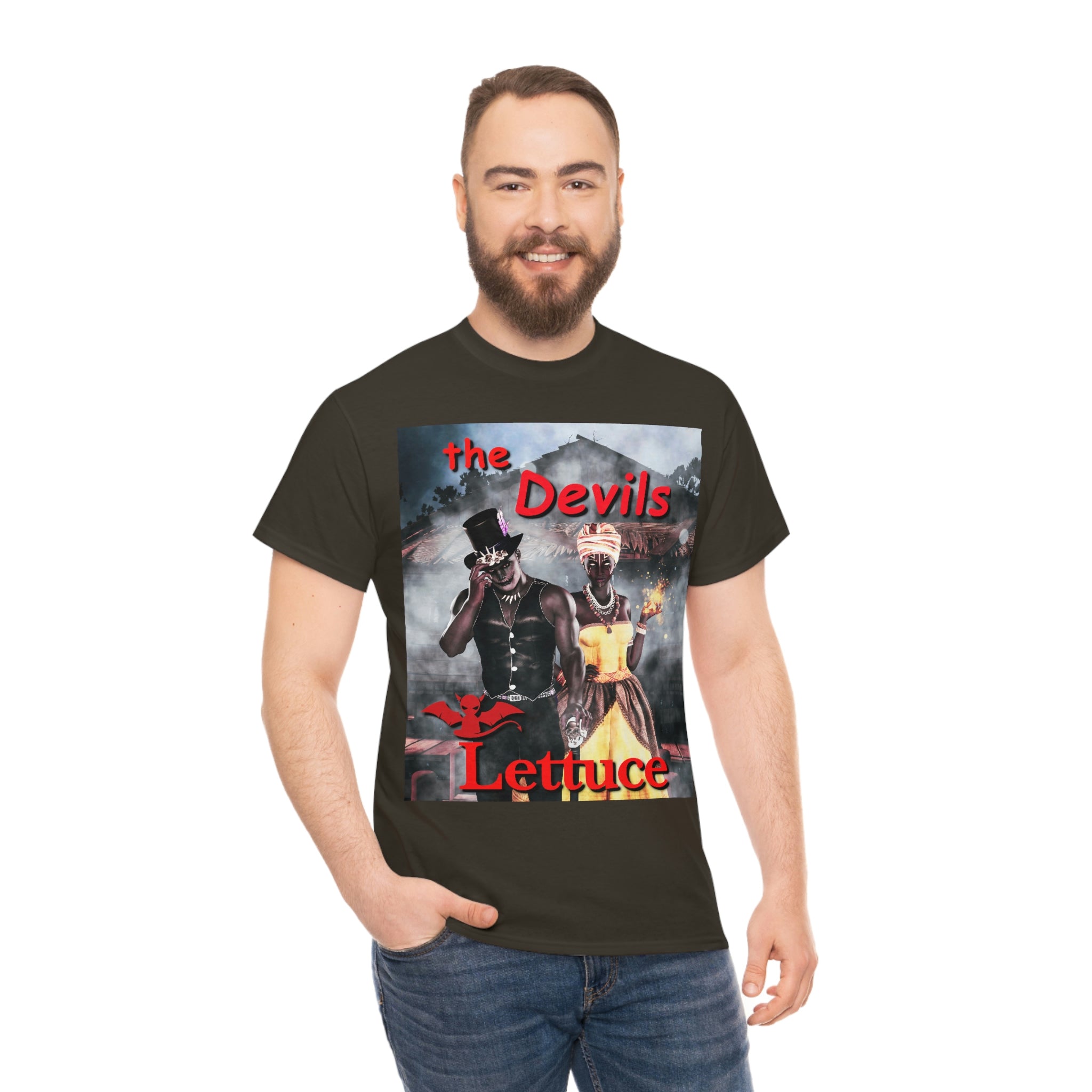 Devil's Lettuce Logo Cotton Tee(royalty)