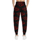 Athletic Joggers Black(red devil stamp)
