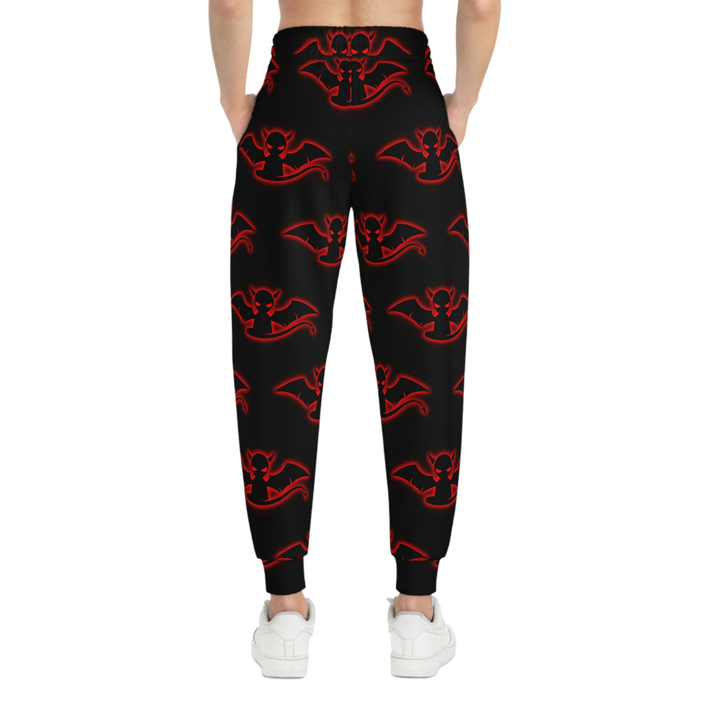 Athletic Joggers Black(red devil stamp)