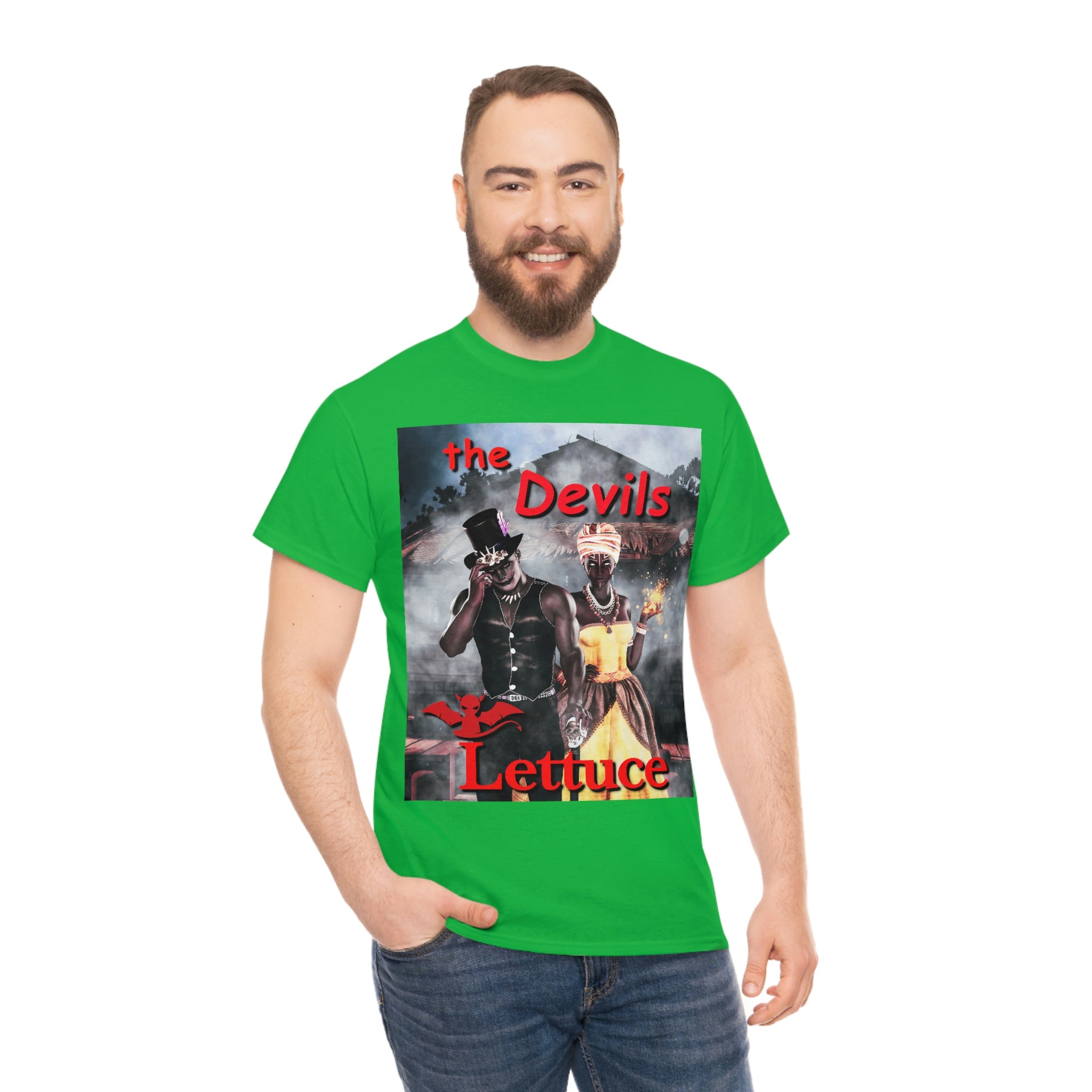 Devil's Lettuce Logo Cotton Tee(royalty)