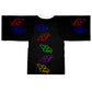 Long Sleeve Devil's Lettuce Kimono Robe Black