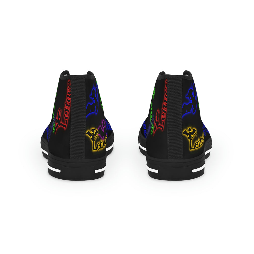 Men's High Top Sneakers, Devil's Lettuce Series 2