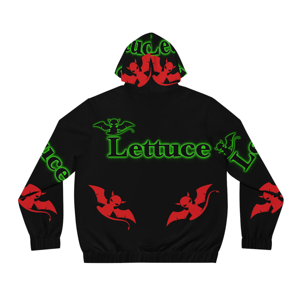 Men's Full-Zip Hoodie Devil's Lettuce Series 1 Black