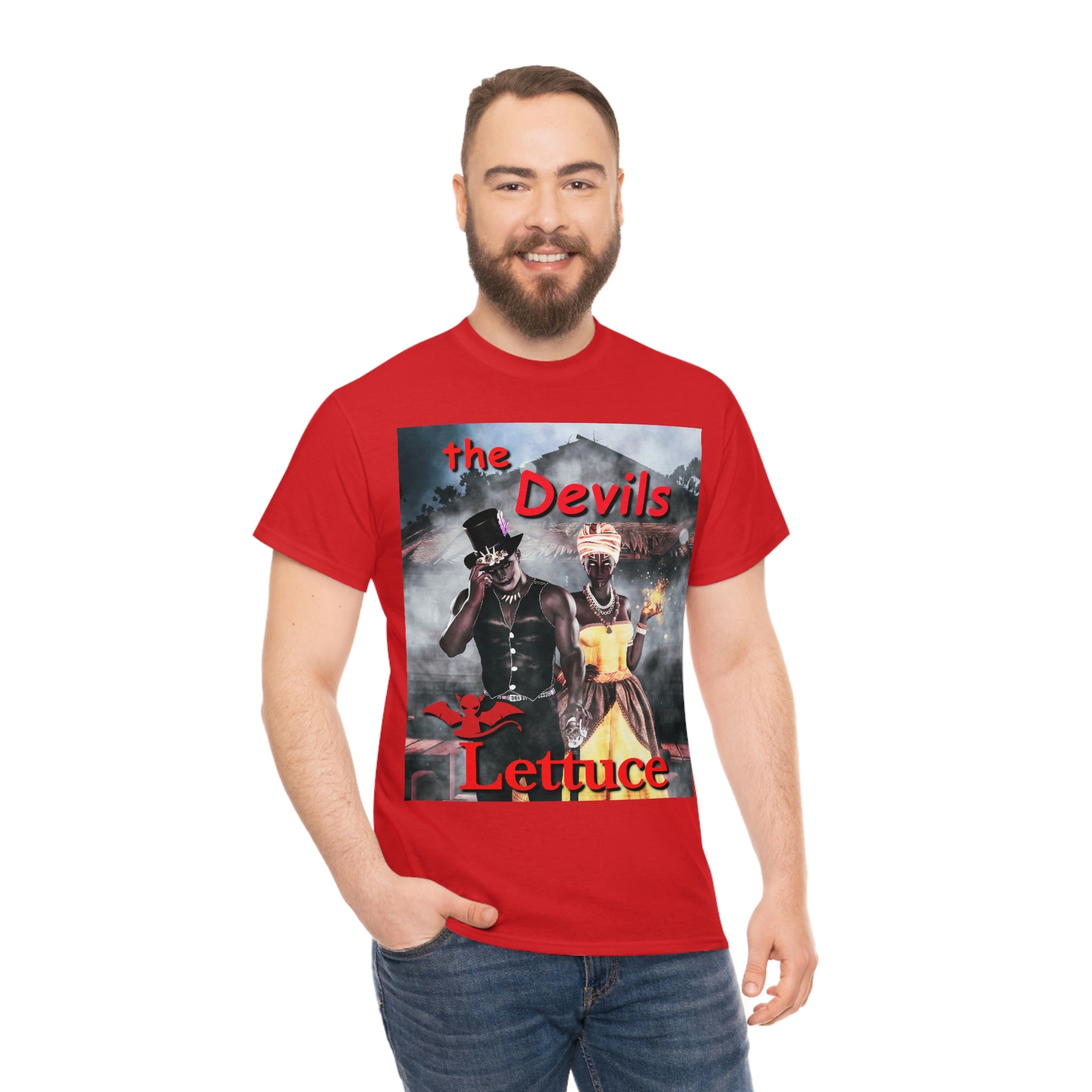 Devil's Lettuce Logo Cotton Tee(royalty)
